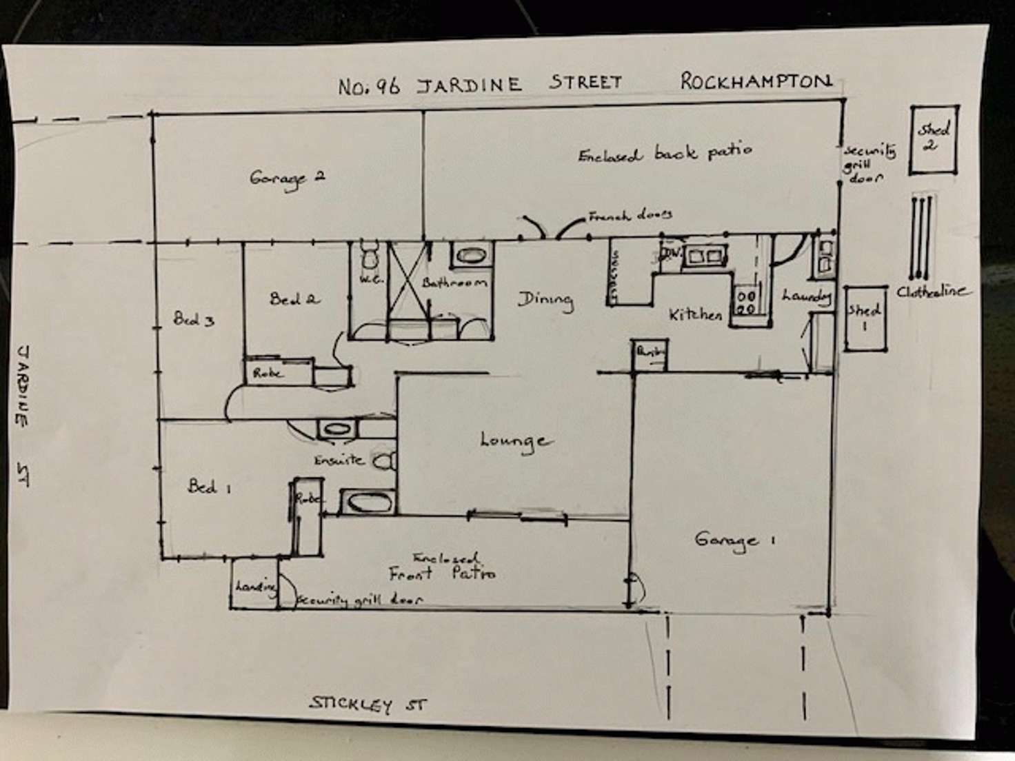 Floorplan of Homely house listing, 96 Jardine Street, West Rockhampton QLD 4700