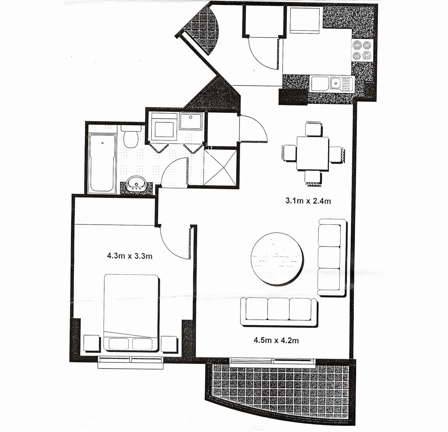 Floorplan of Homely apartment listing, 71/1 Katherine Street, Chatswood NSW 2067