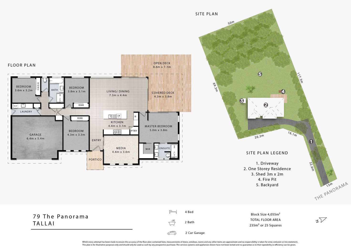 Floorplan of Homely house listing, 79 THE PANORAMA, Tallai QLD 4213