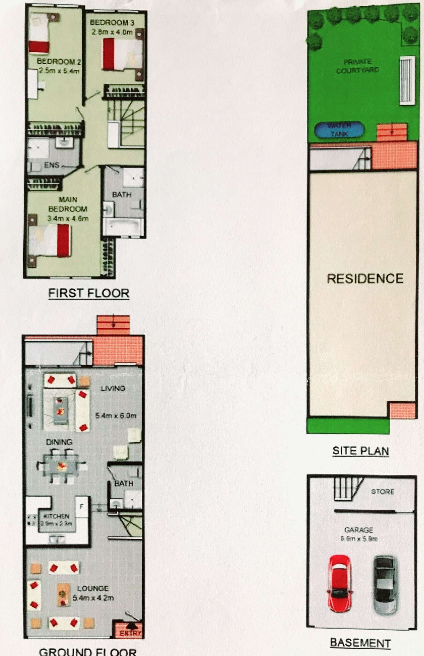 Floorplan of Homely townhouse listing, TOWNHOUSE 2/317-319 KISSING POINT ROAD, Dundas NSW 2117