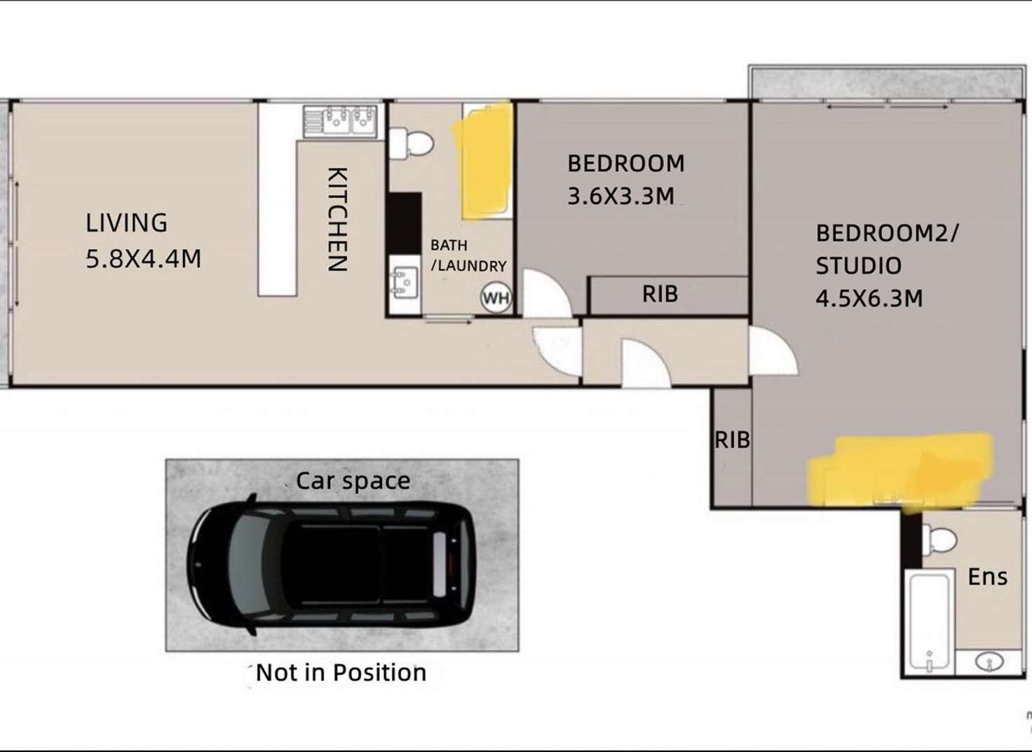 Floorplan of Homely unit listing, Address available on request