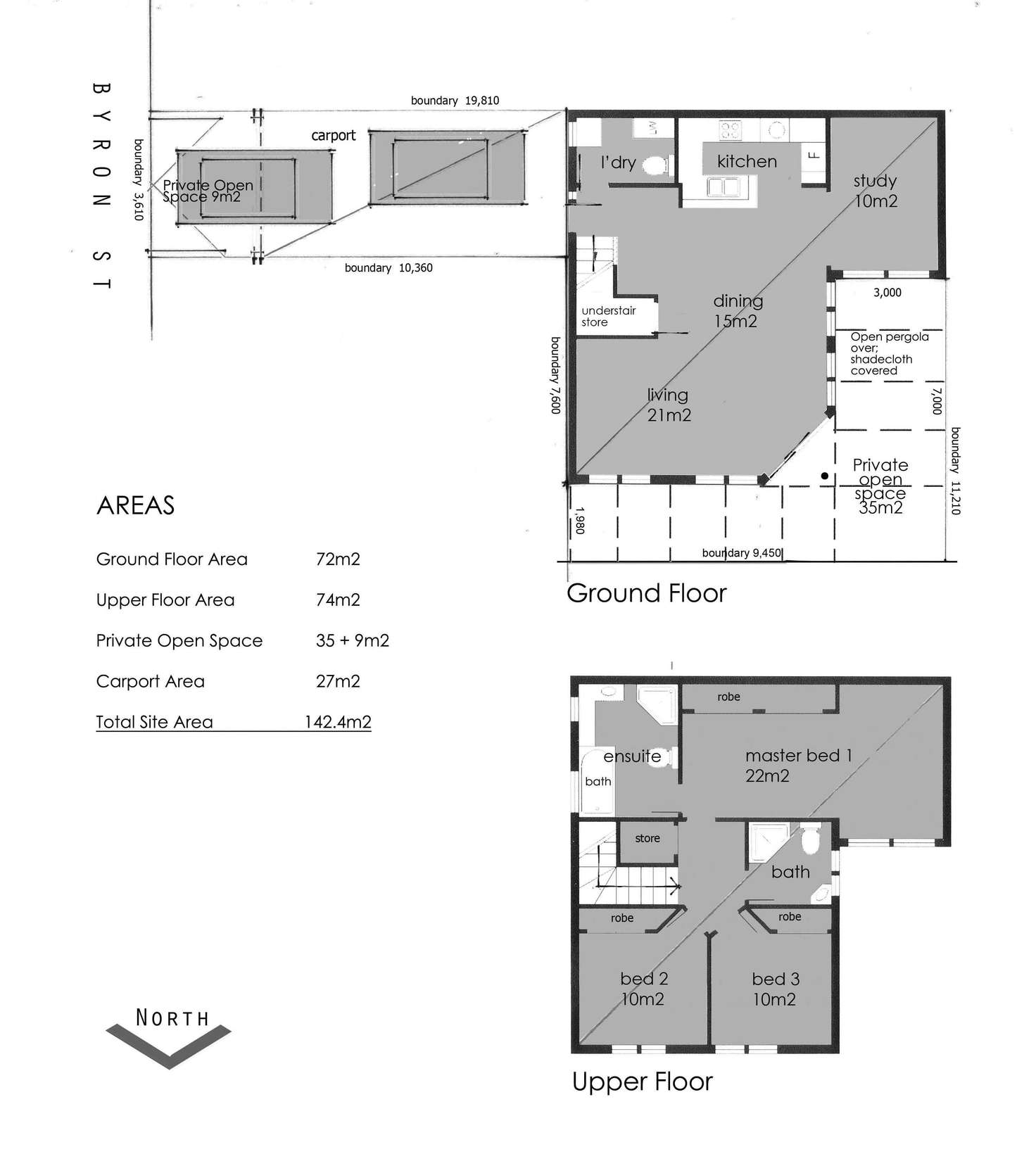 Floorplan of Homely townhouse listing, 49 Byron Street, Glenelg SA 5045