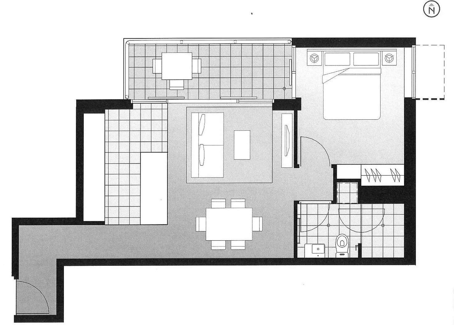 Floorplan of Homely apartment listing, UNIT 904A/20 HINDMARSH SQUARE, Adelaide SA 5000