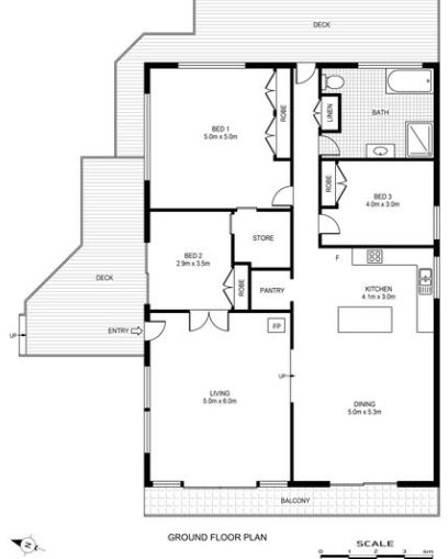 Floorplan of Homely house listing, 26 Kinchela st, Crescent Head NSW 2440