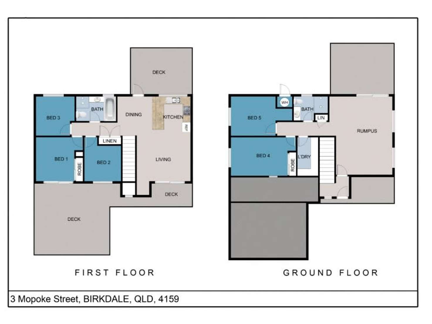 Floorplan of Homely house listing, 3 Mopoke Street, Birkdale QLD 4159