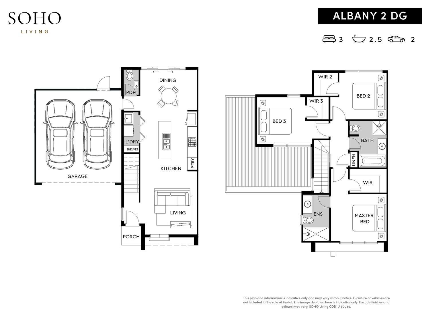 Floorplan of Homely townhouse listing, 1228 Qadir Street, Rockbank VIC 3335