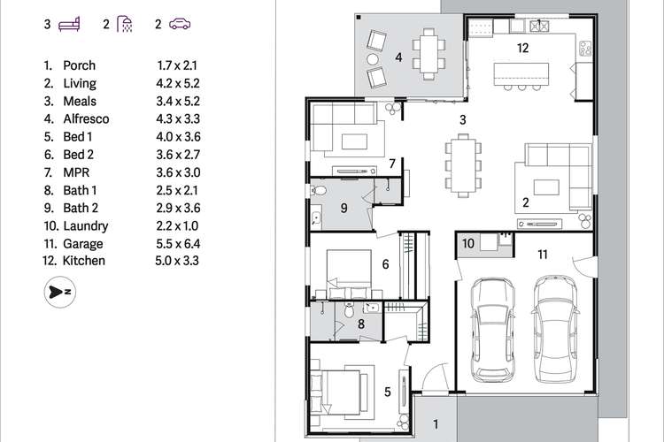 Floorplan of Homely house listing, Lot 40 Bellinger Parkway, Kendall NSW 2439