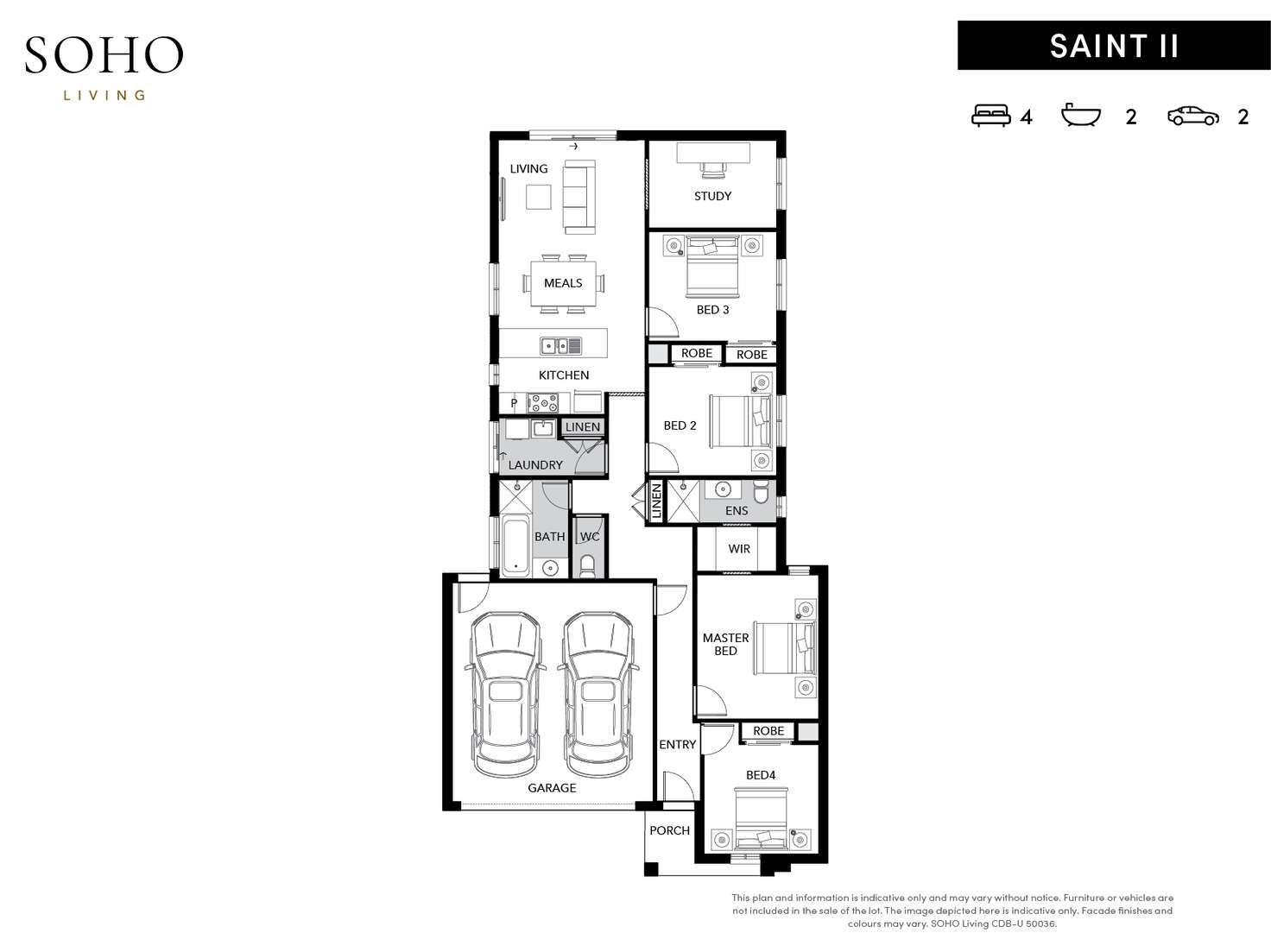Floorplan of Homely house listing, 723 Horvath Boulevard, Officer South VIC 3809