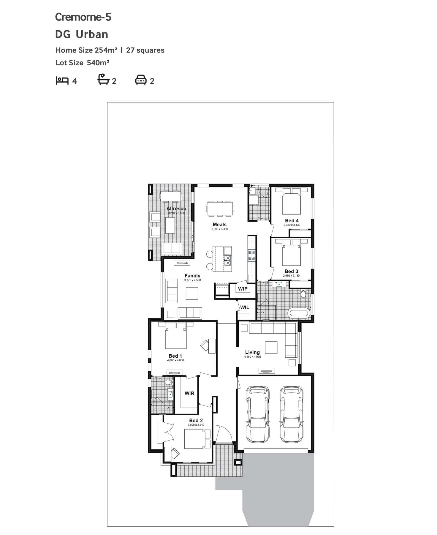 Floorplan of Homely house listing, Lot 517 Bullen Drive, Silverdale NSW 2752