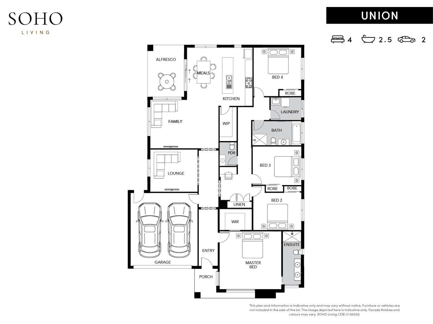 Floorplan of Homely house listing, 423 Southerly Drive, Mernda VIC 3754