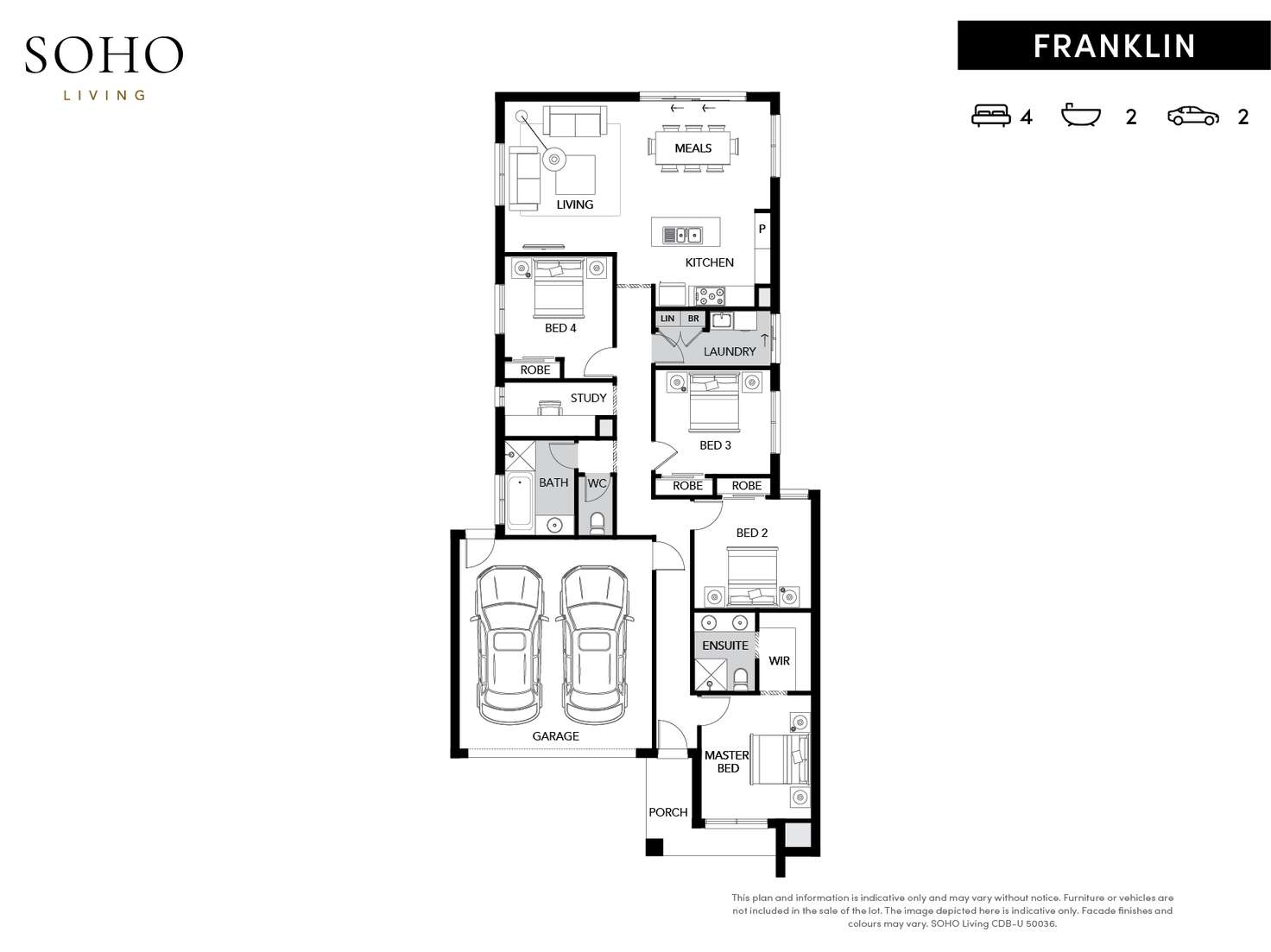 Floorplan of Homely house listing, 620 Maradona Boulevard, Deanside VIC 3336