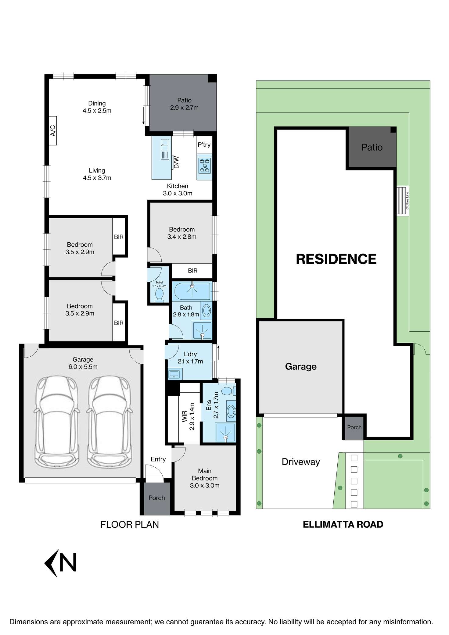 Floorplan of Homely house listing, 12 Ellimatta Road, Mambourin VIC 3024