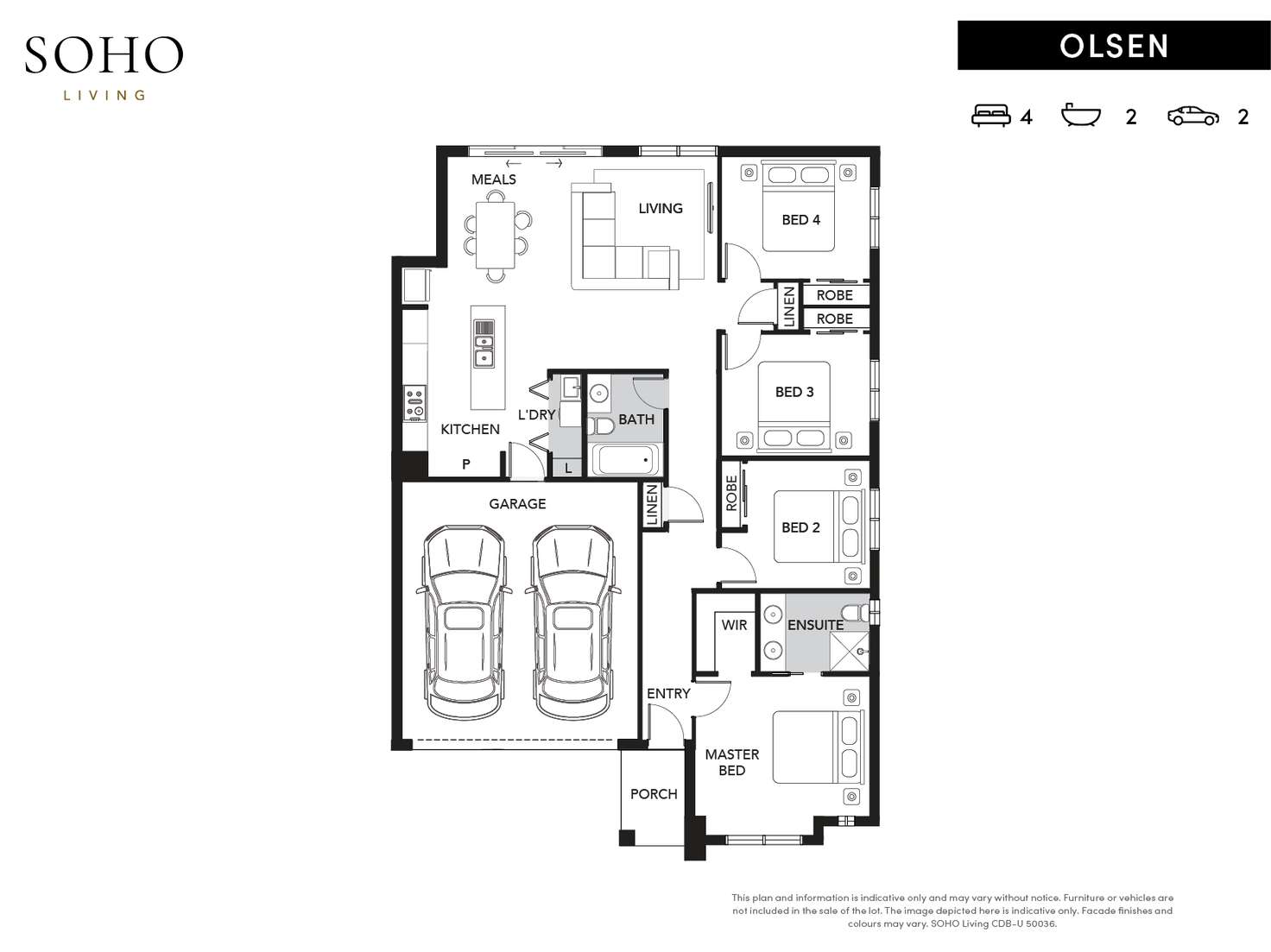 Floorplan of Homely house listing, 21022 Brown Boulevard, Donnybrook VIC 3064