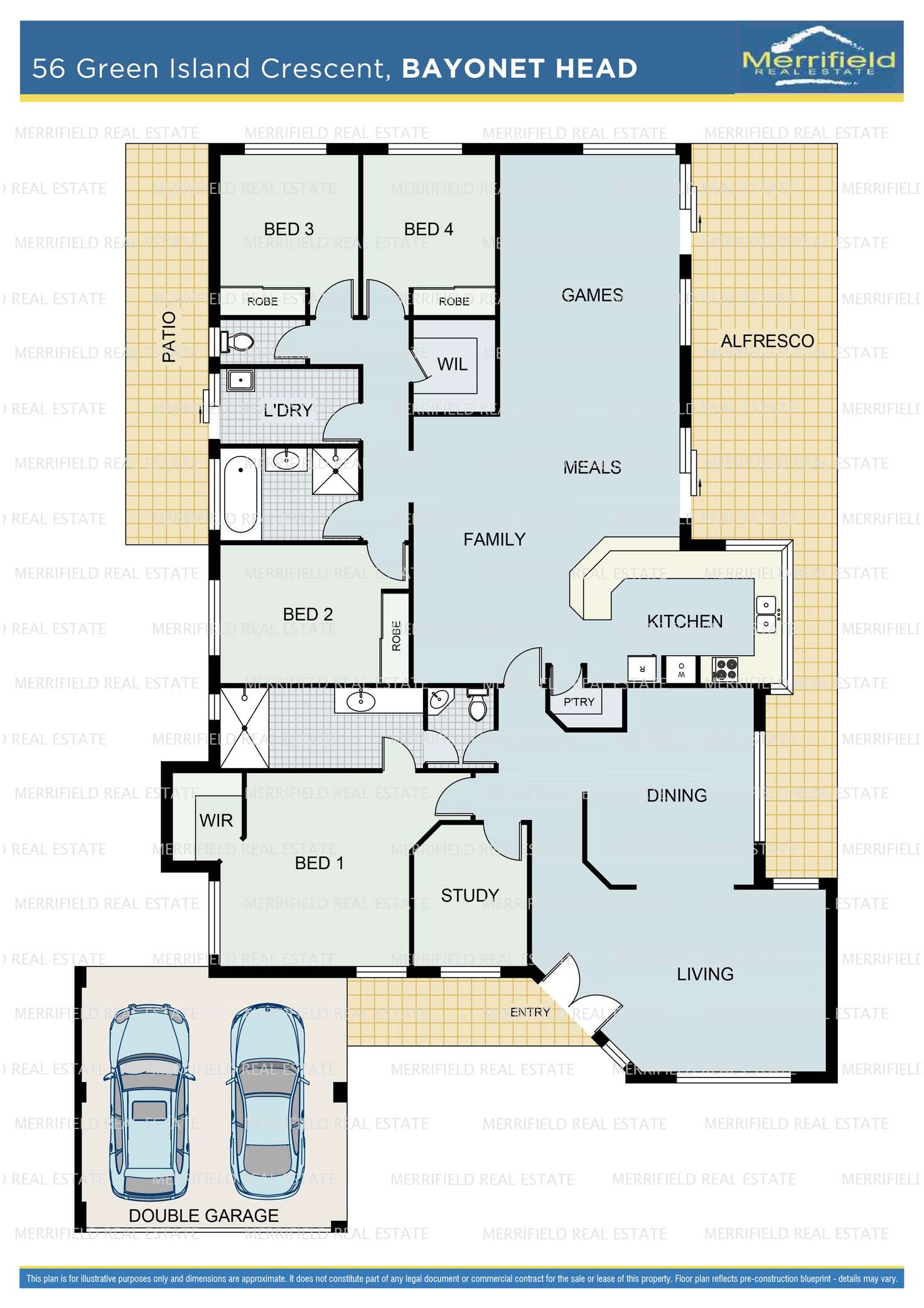 Floorplan of Homely house listing, 56 Green Island Crescent, Bayonet Head WA 6330
