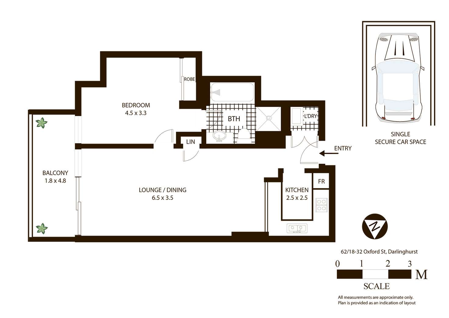 Floorplan of Homely apartment listing, 18-32 Oxford St, Darlinghurst NSW 2010