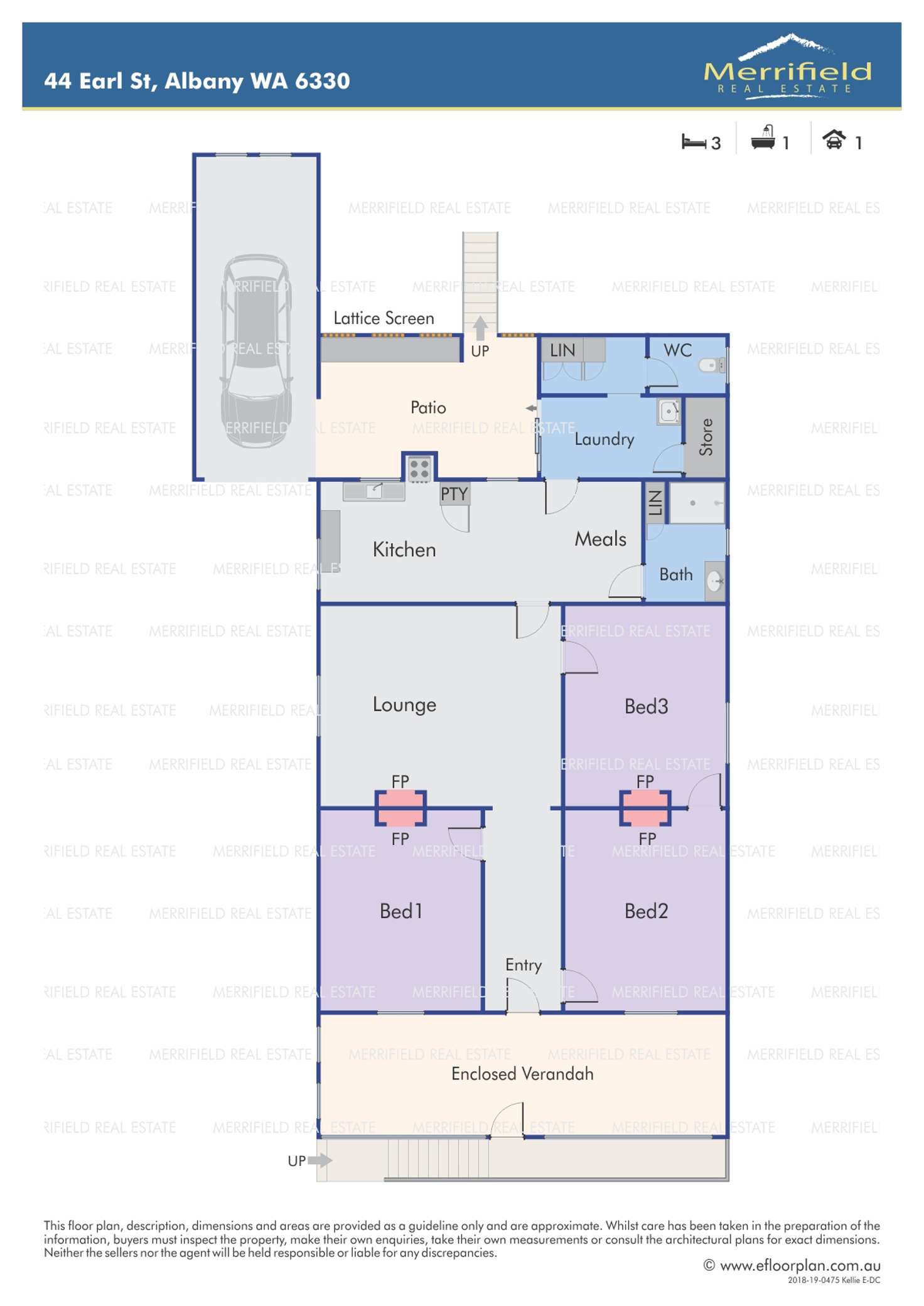 Floorplan of Homely house listing, 44 Earl Street, Albany WA 6330