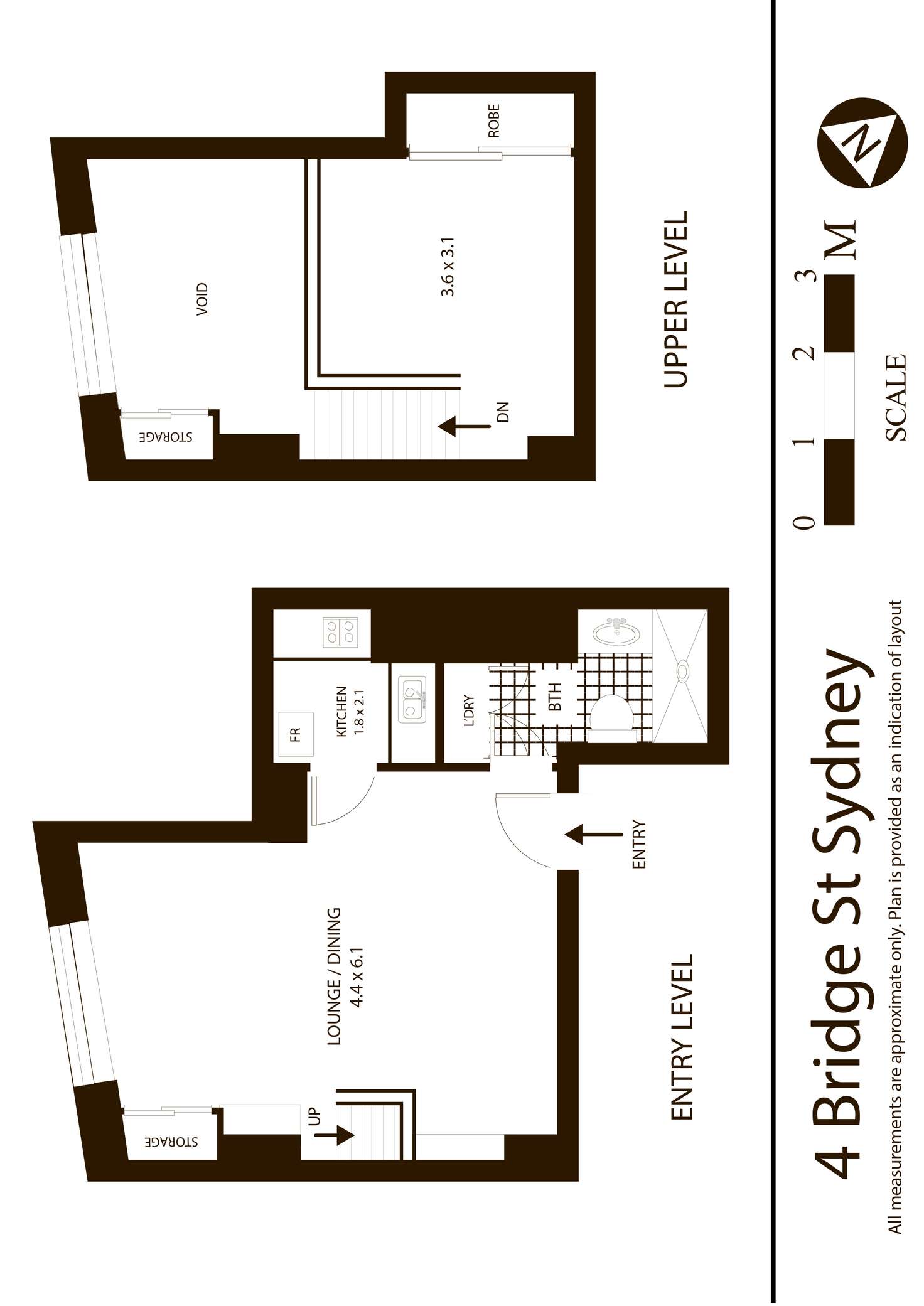 Floorplan of Homely apartment listing, 101/4 Bridge Street, Sydney NSW 2000