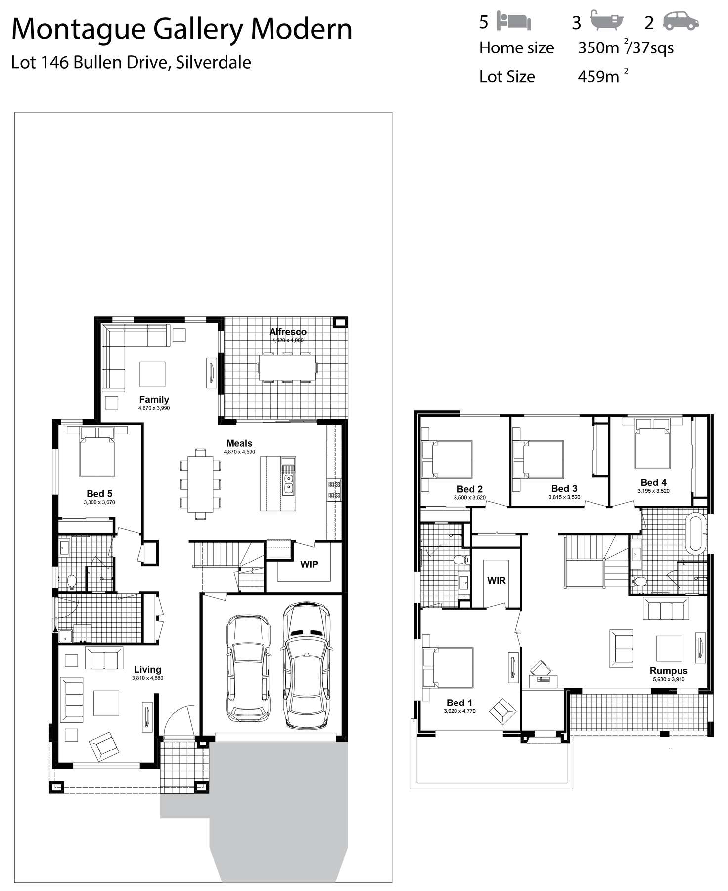 Floorplan of Homely house listing, Lot 146 Bullen Drive, Silverdale NSW 2752