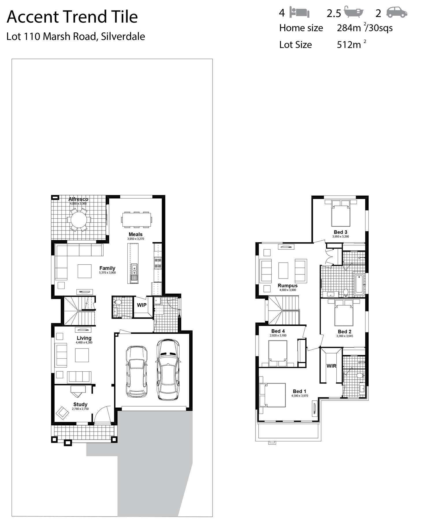 Floorplan of Homely house listing, Lot 110 Marsh Road, Silverdale NSW 2752