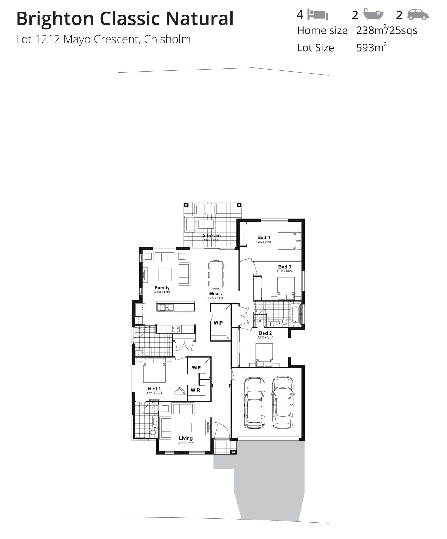 Floorplan of Homely house listing, Lot 1212 Mayo Crescent, Chisholm NSW 2322