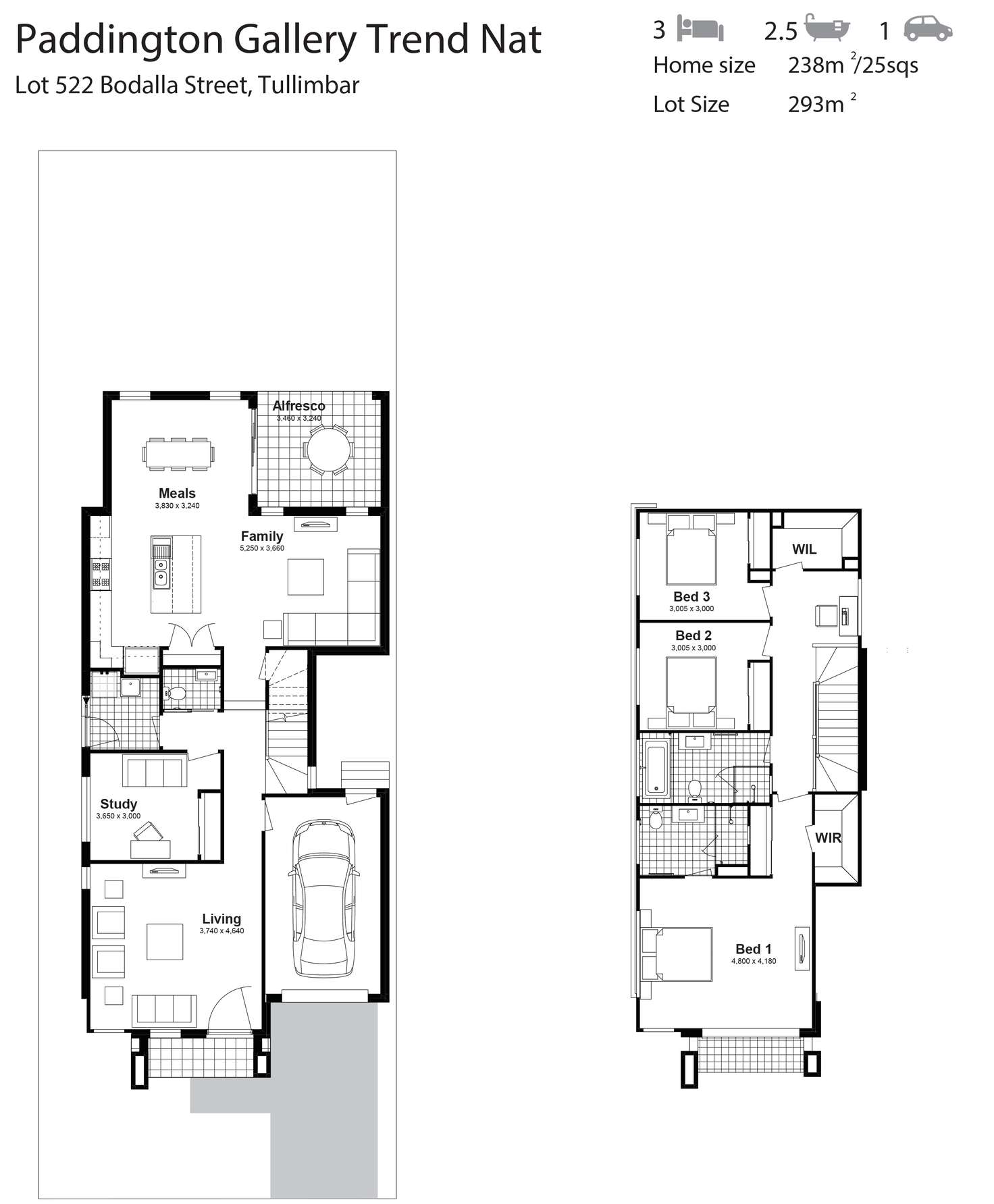 Floorplan of Homely house listing, Lot 522 Bodalla Street, Tullimbar NSW 2527