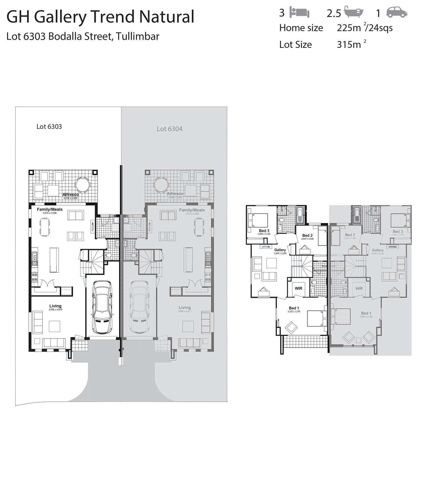 Floorplan of Homely house listing, Lot 6303 Bodalla Street, Tullimbar NSW 2527