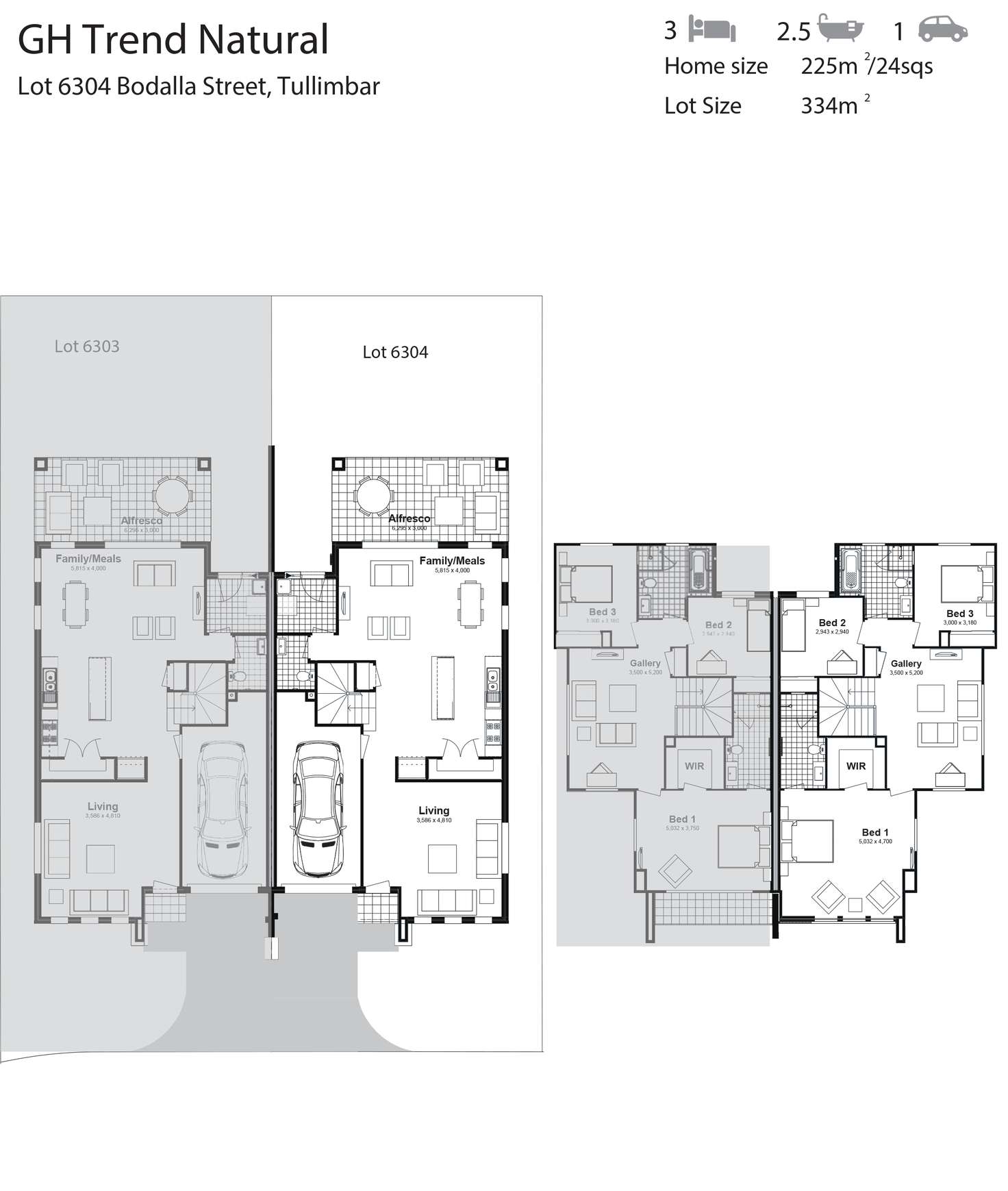 Floorplan of Homely house listing, Lot 6304 Bodalla Street, Tullimbar NSW 2527