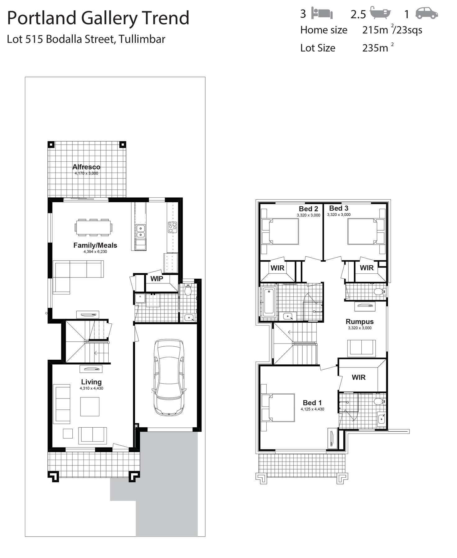 Floorplan of Homely house listing, Lot 515 Bodalla Street, Tullimbar NSW 2527