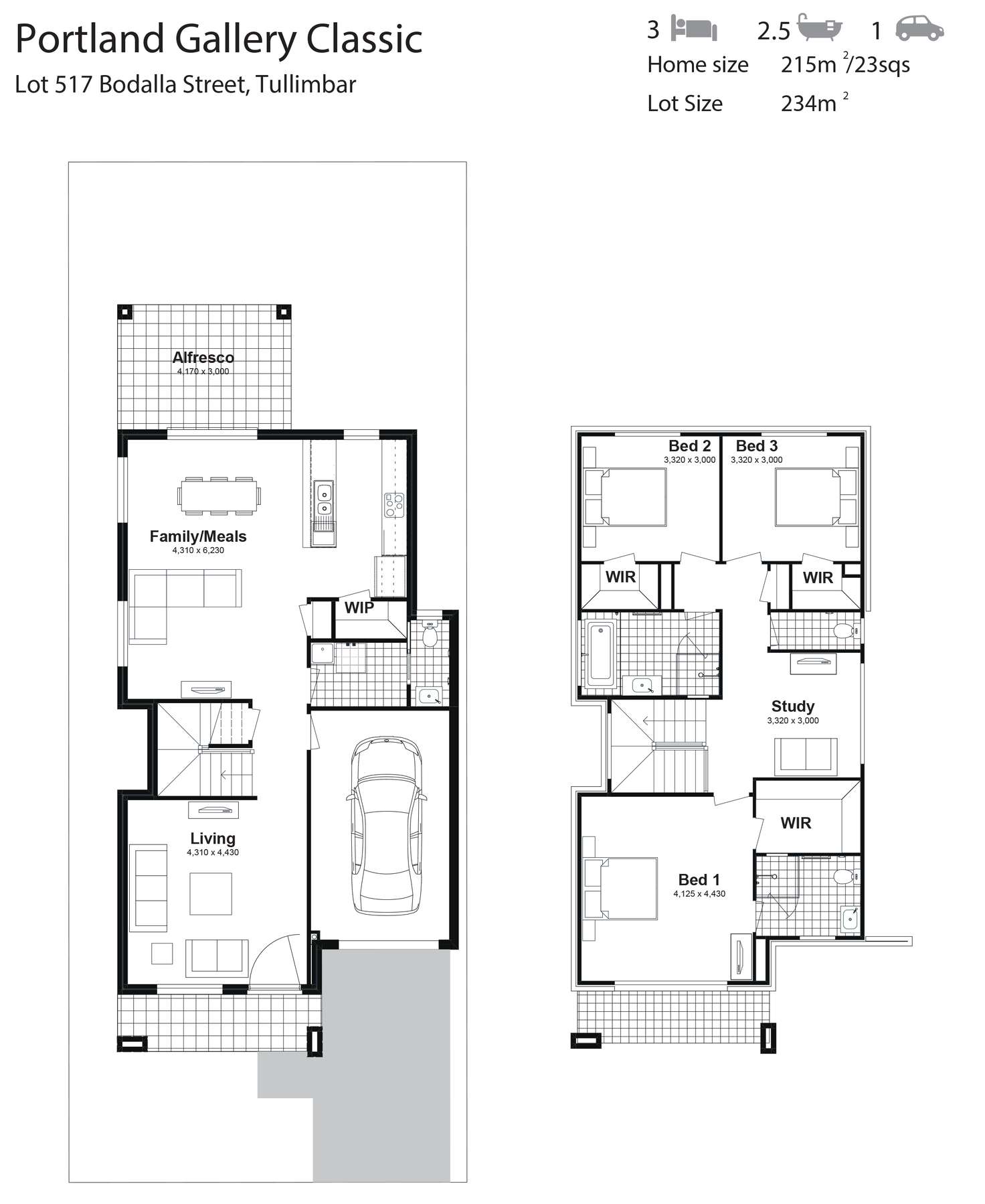 Floorplan of Homely house listing, Lot 517 Bodalla Street, Tullimbar NSW 2527