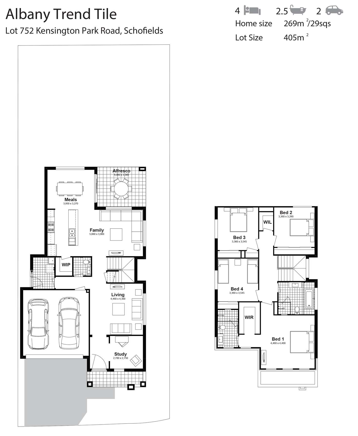 Floorplan of Homely house listing, Lot 752 Kensington Park Road, Schofields NSW 2762