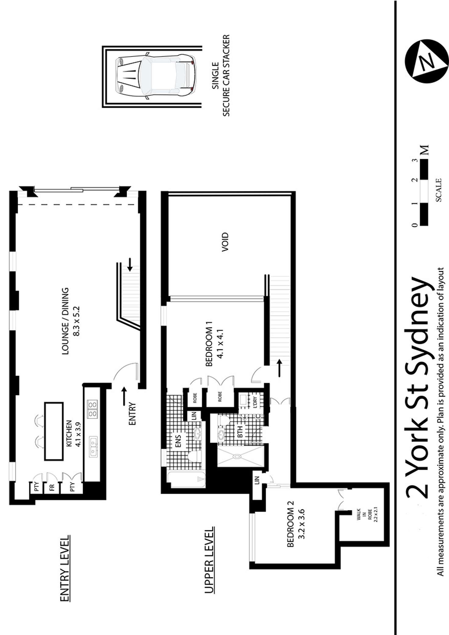 Floorplan of Homely apartment listing, 2 York Street, Sydney NSW 2000