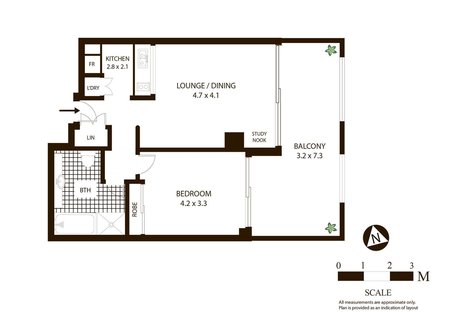 Floorplan of Homely apartment listing, 187 Kent Street, Sydney NSW 2000