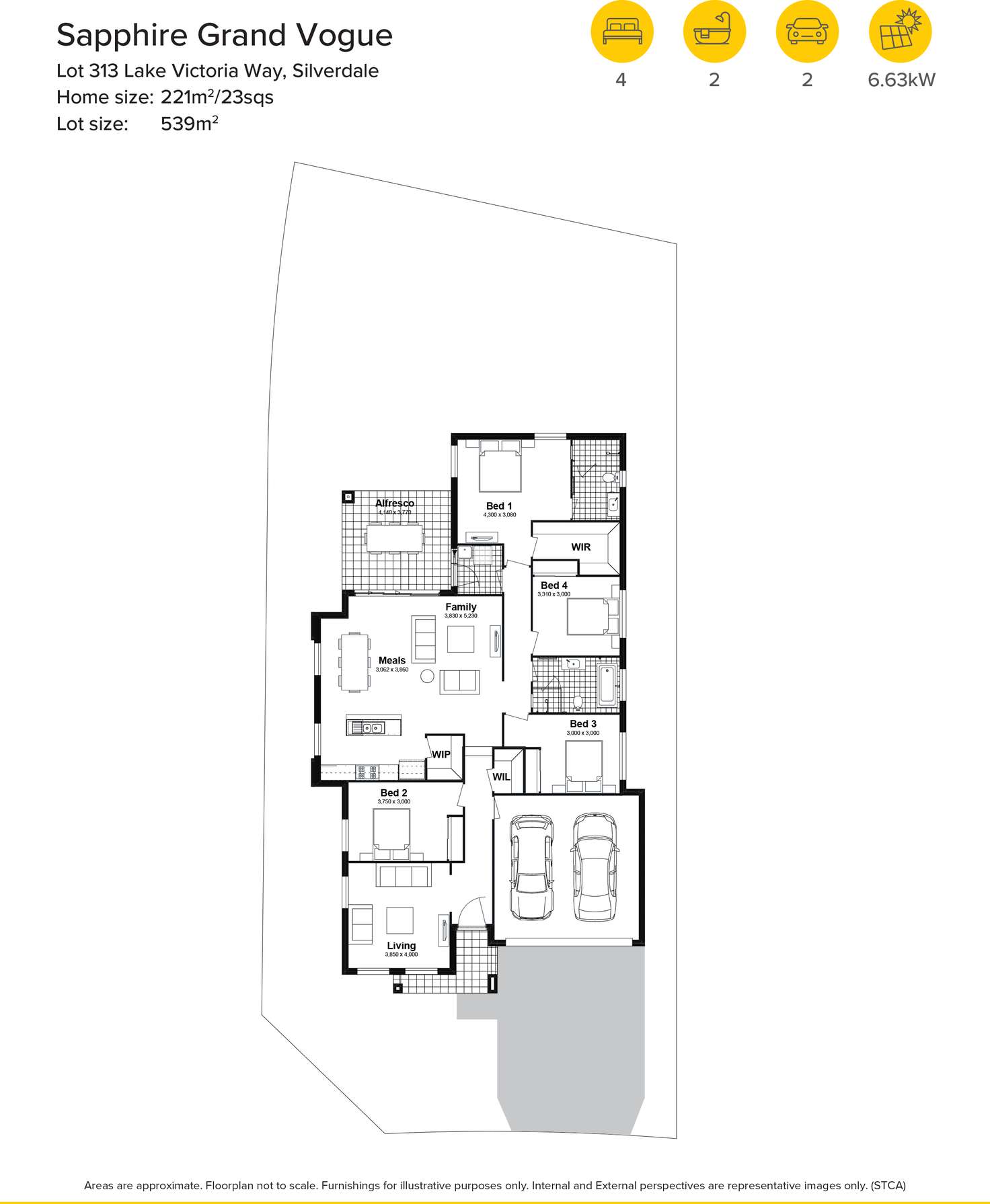 Floorplan of Homely house listing, 25 Lake Victoria Way, Silverdale NSW 2752