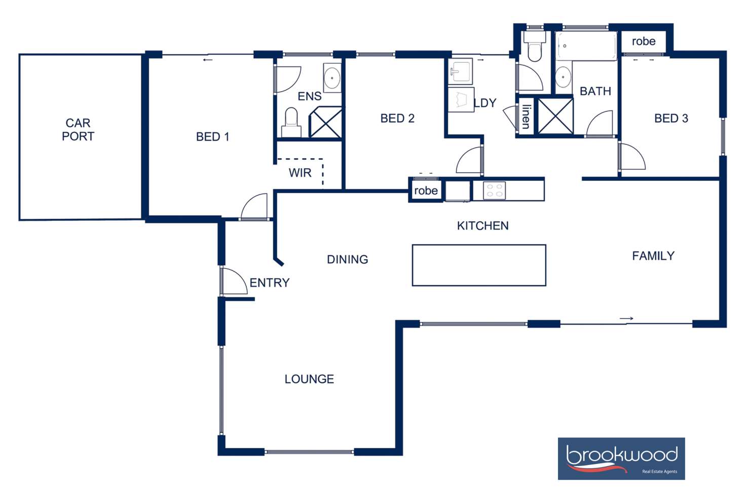 Floorplan of Homely house listing, 49 Neuman Road, Herne Hill WA 6056