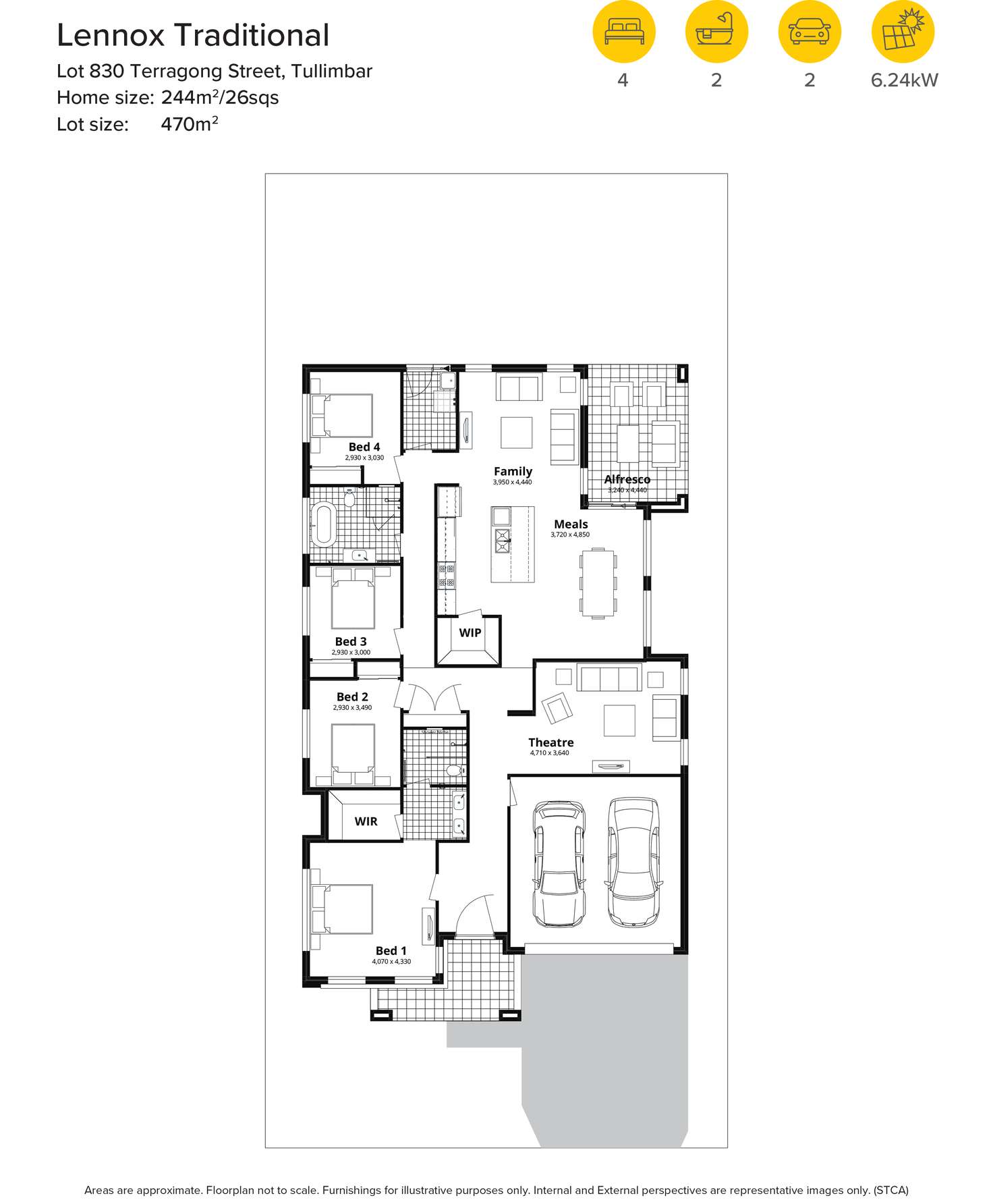 Floorplan of Homely house listing, Lot 830 Terragong Street, Tullimbar NSW 2527
