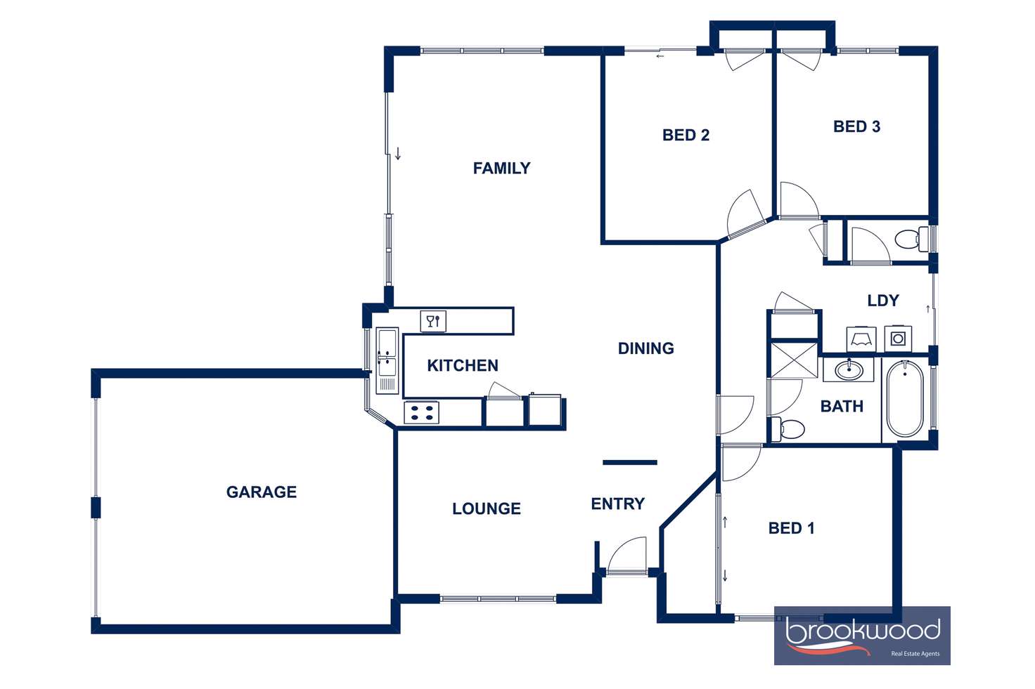 Floorplan of Homely house listing, 21 Luffe Court, Swan View WA 6056