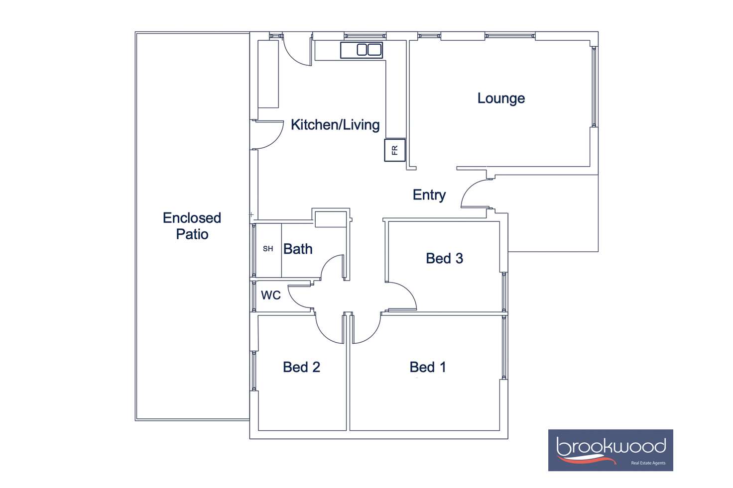 Floorplan of Homely house listing, 17 National Park Road, Swan View WA 6056