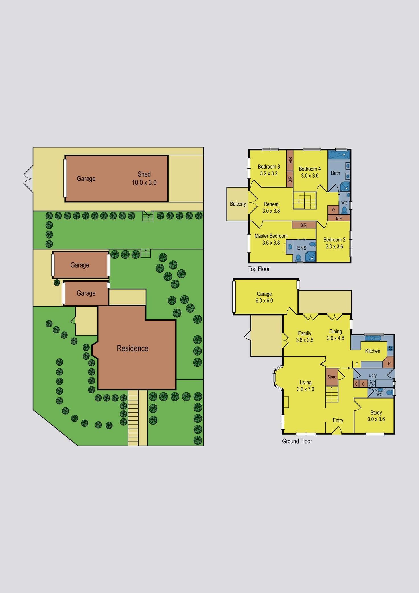 Floorplan of Homely house listing, 10 Bundanoon Avenue, Sunbury VIC 3429