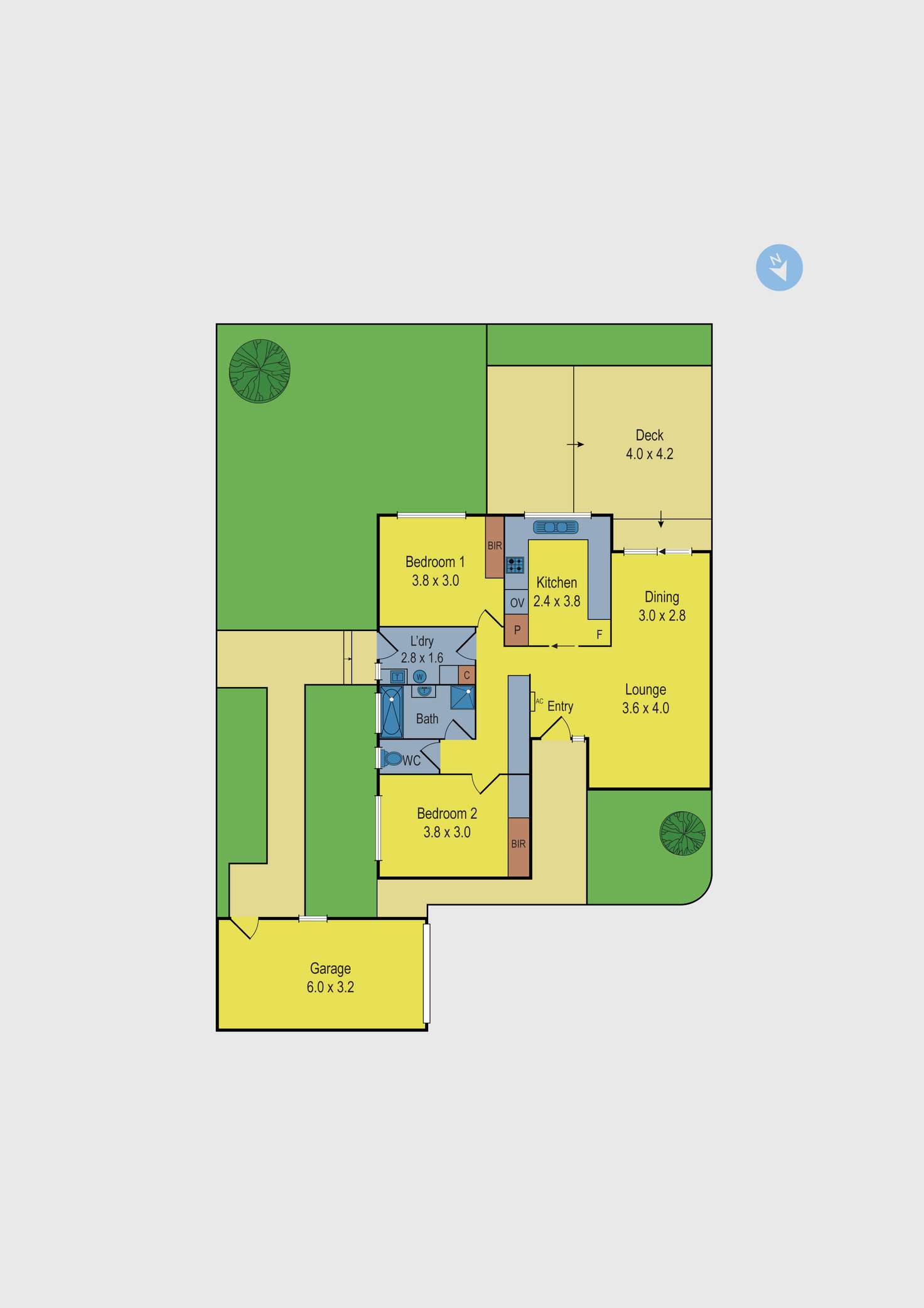 Floorplan of Homely unit listing, 4/39-41 Mahoneys Road, Riddells Creek VIC 3431