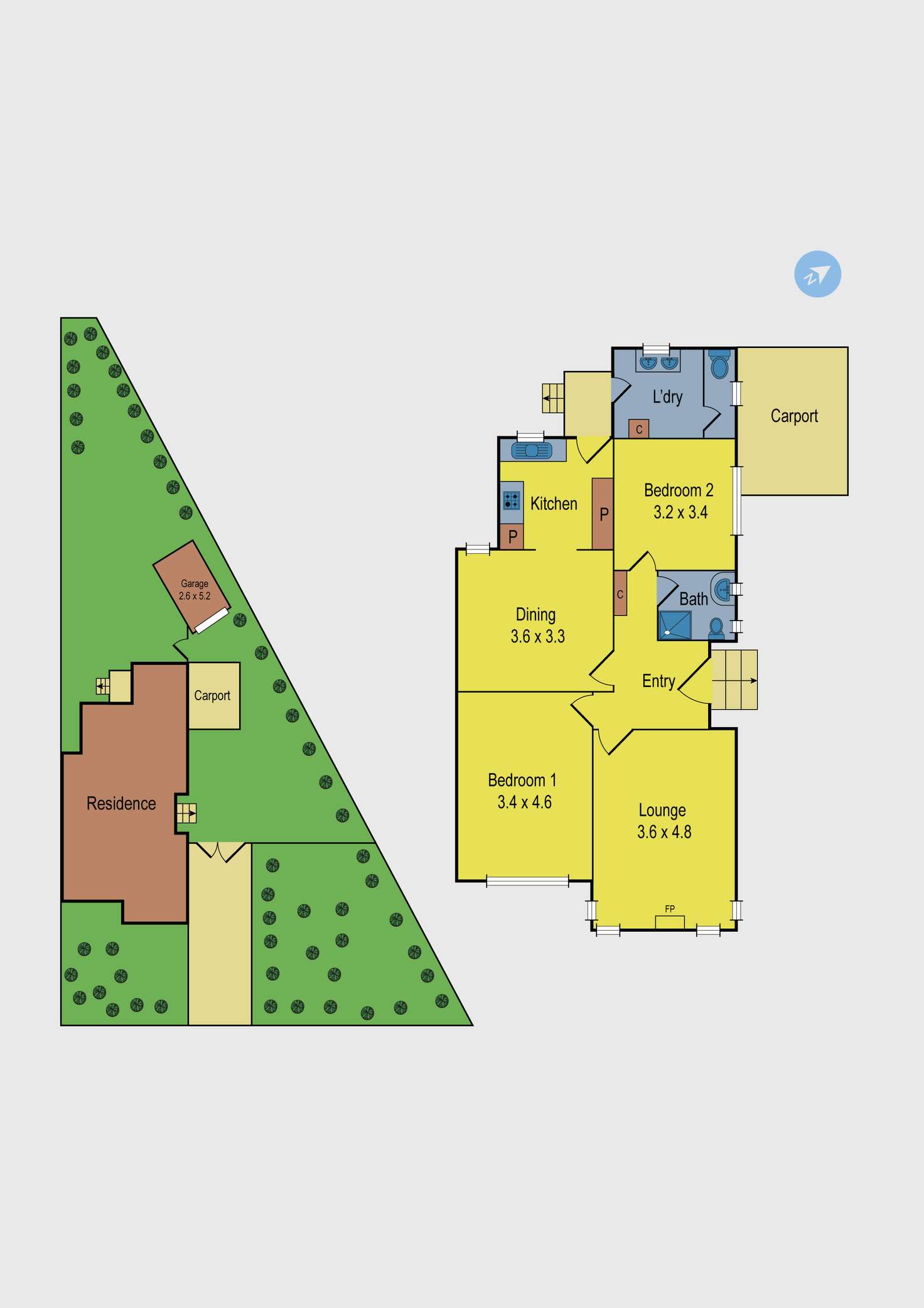 Floorplan of Homely house listing, 115A Woodland Street, Essendon VIC 3040