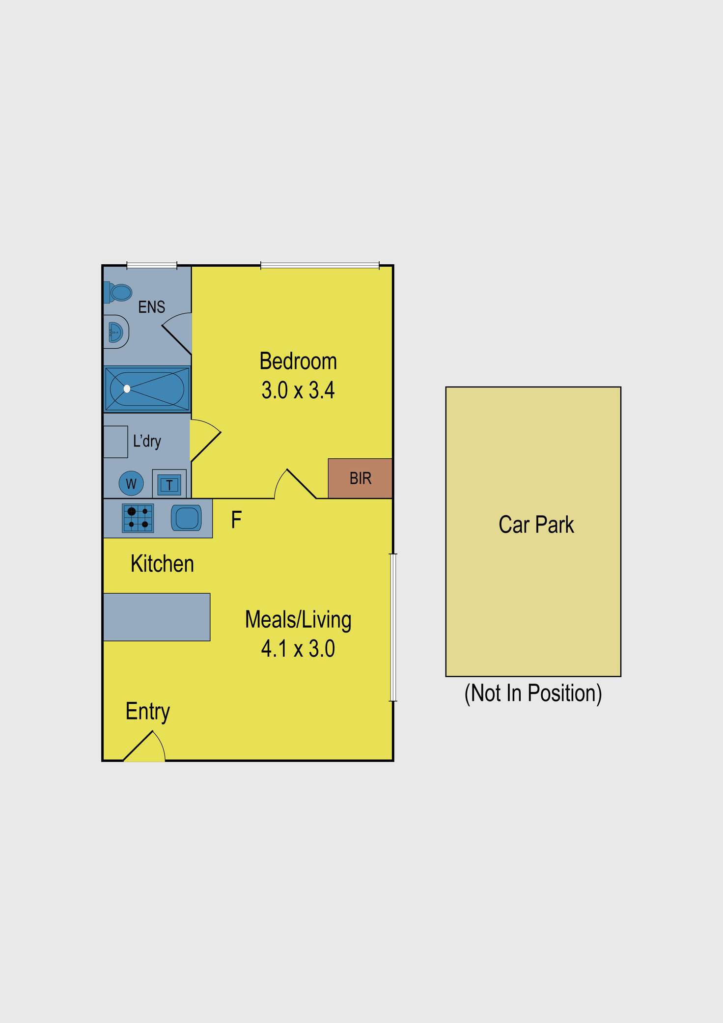 Floorplan of Homely apartment listing, 12/48 Scott Street, Essendon VIC 3040