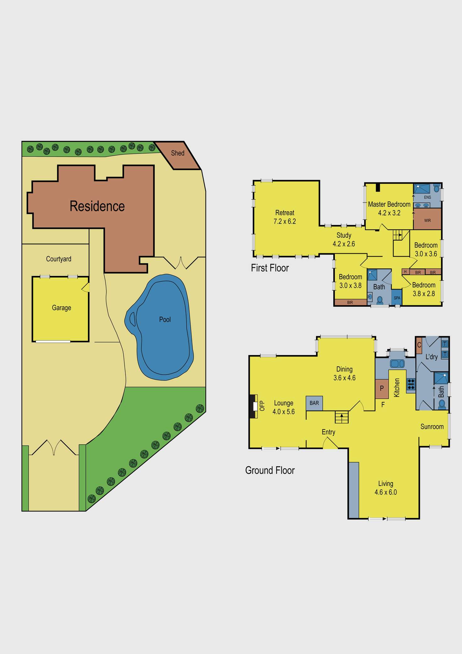 Floorplan of Homely house listing, 23 Antares Court, Aberfeldie VIC 3040