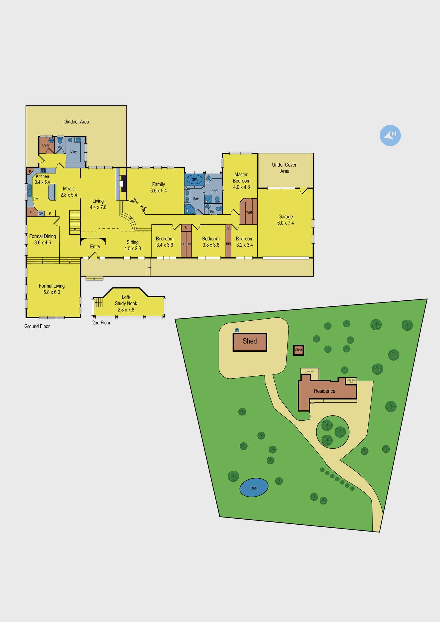 Floorplan of Homely house listing, 215 Panorama Drive, Gisborne VIC 3437