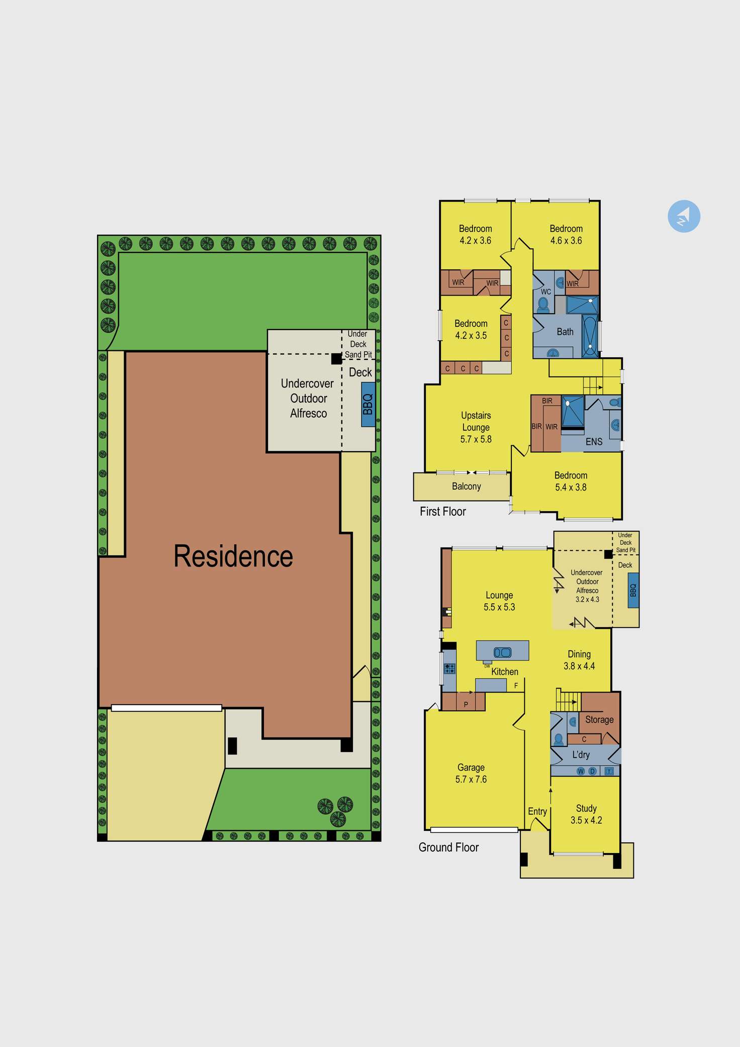 Floorplan of Homely house listing, 47 Dalgety Drive, Ascot Vale VIC 3032