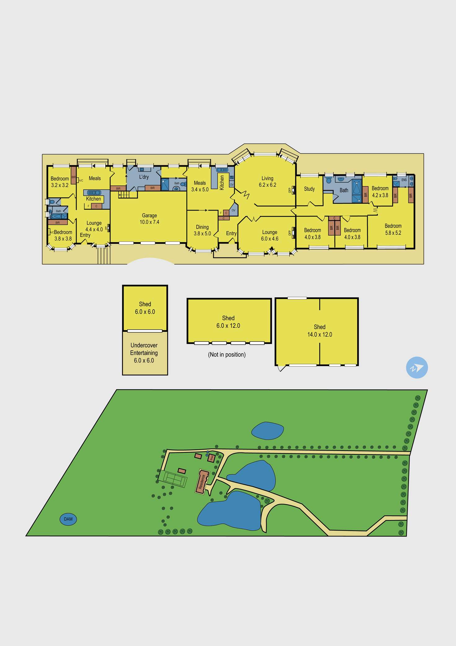 Floorplan of Homely house listing, 401 Black Range Road, Romsey VIC 3434