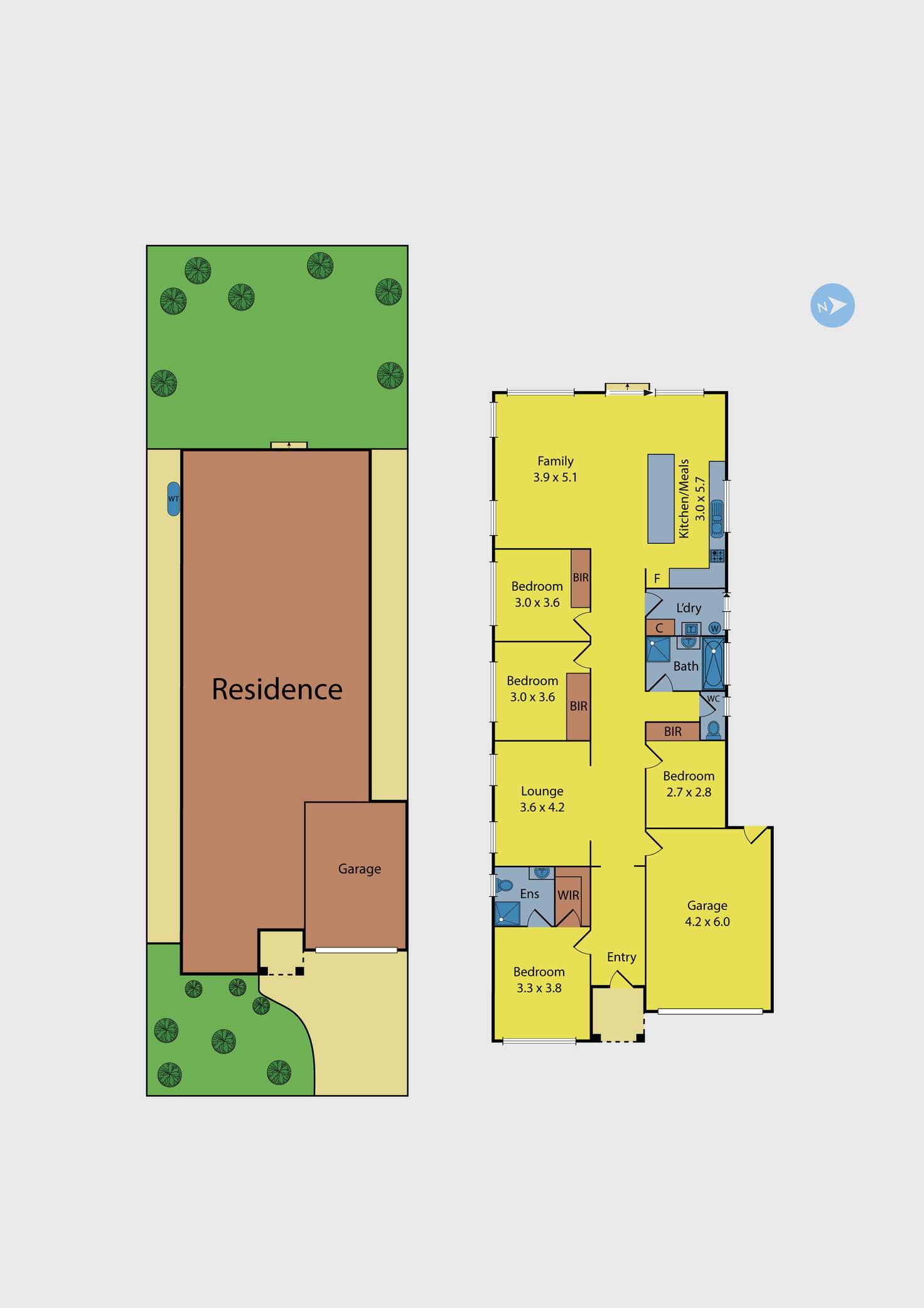 Floorplan of Homely house listing, 11 Deepdene Street, Caroline Springs VIC 3023