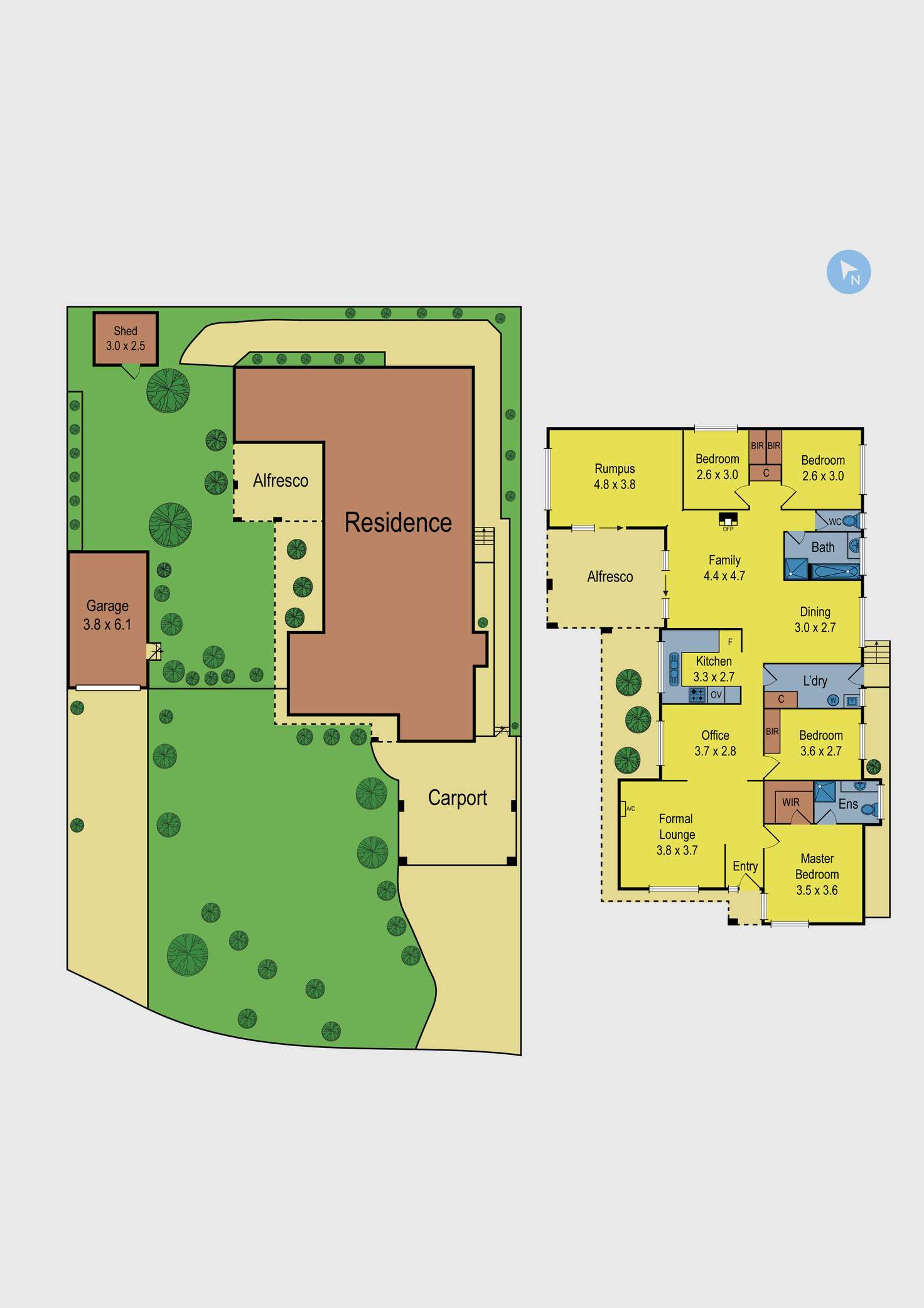 Floorplan of Homely house listing, 12 Bates Court, Sunbury VIC 3429