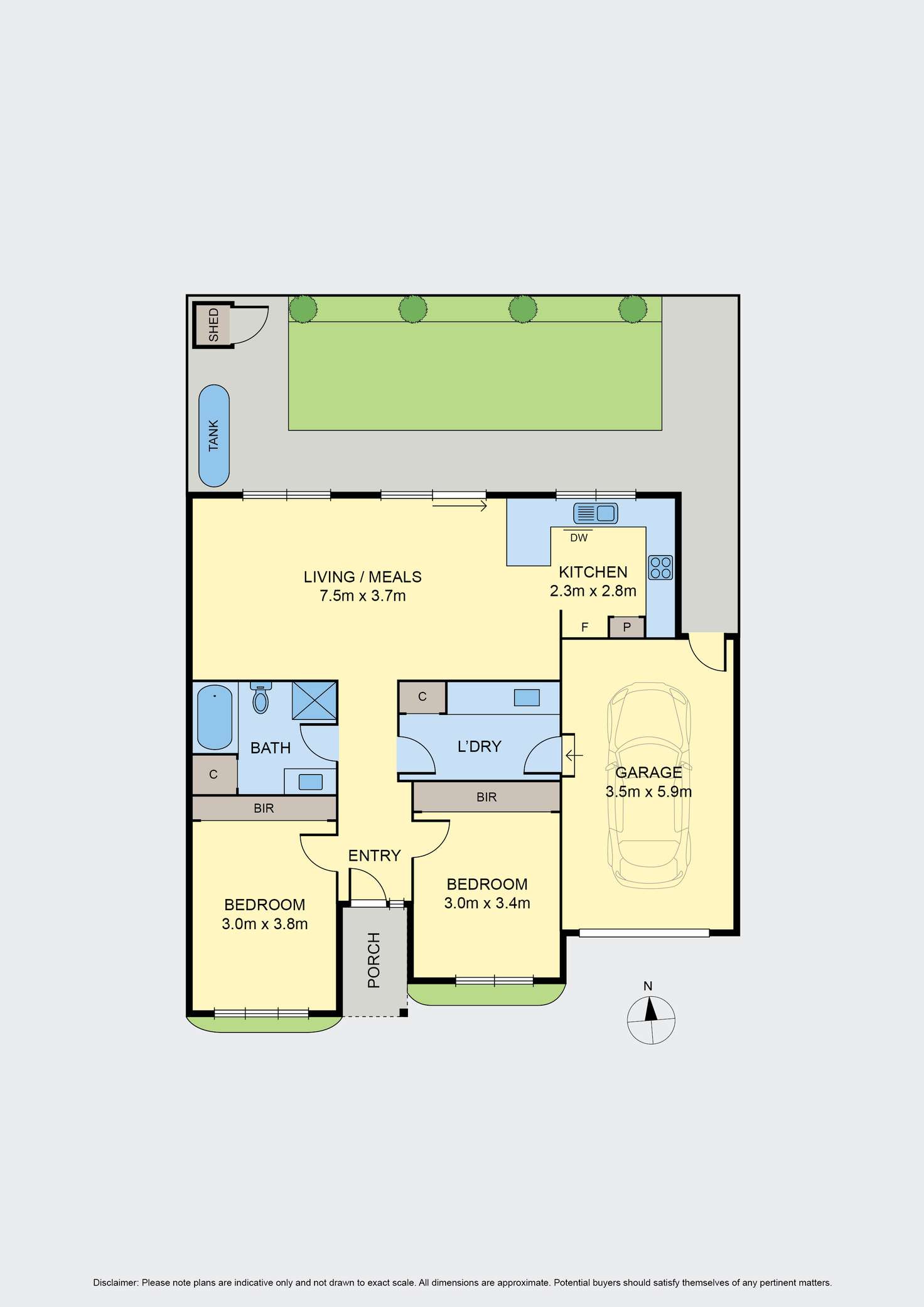 Floorplan of Homely unit listing, 5/8 Plymouth Avenue, Pascoe Vale VIC 3044