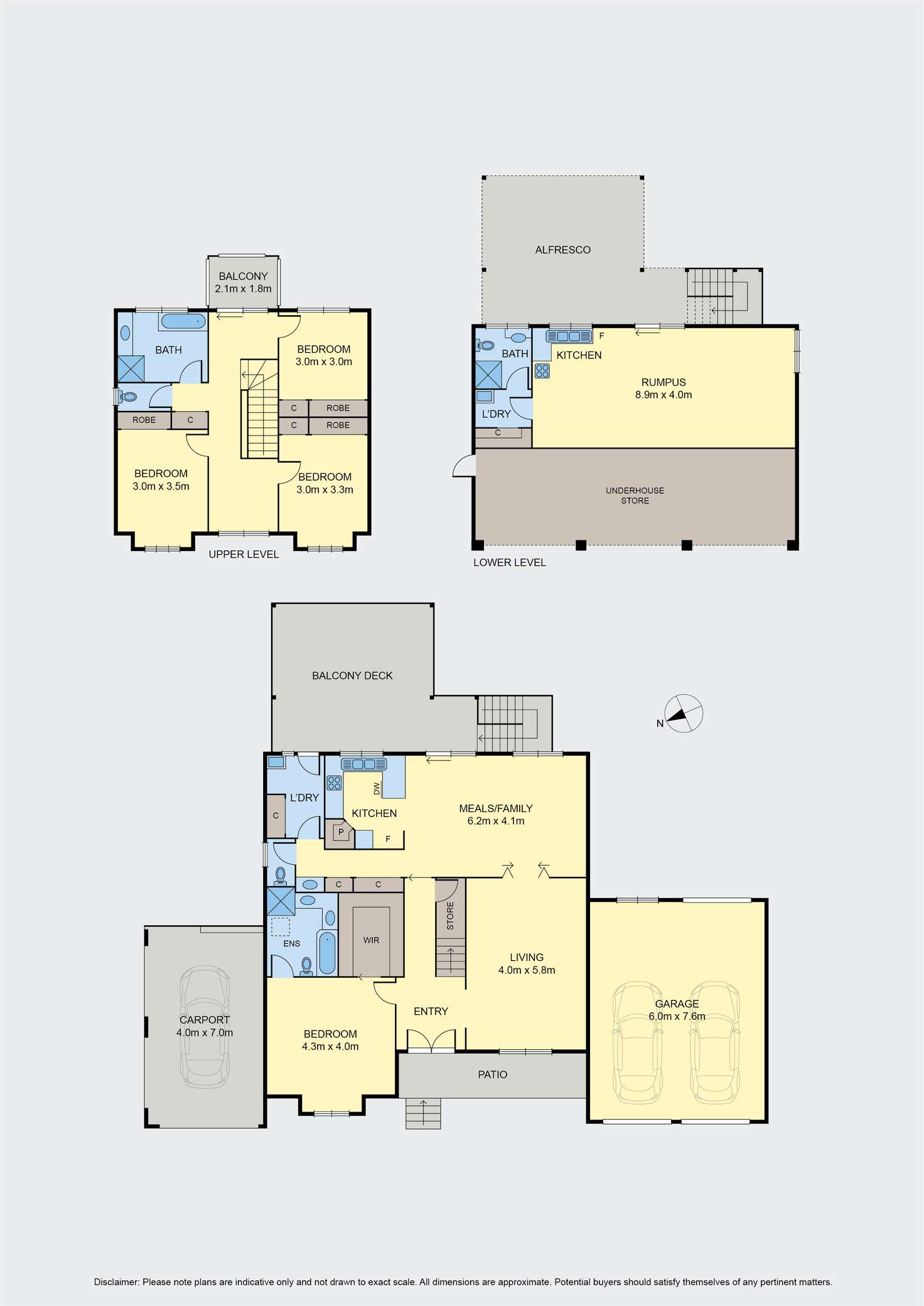 Floorplan of Homely house listing, 24 Long Drive, Sunbury VIC 3429