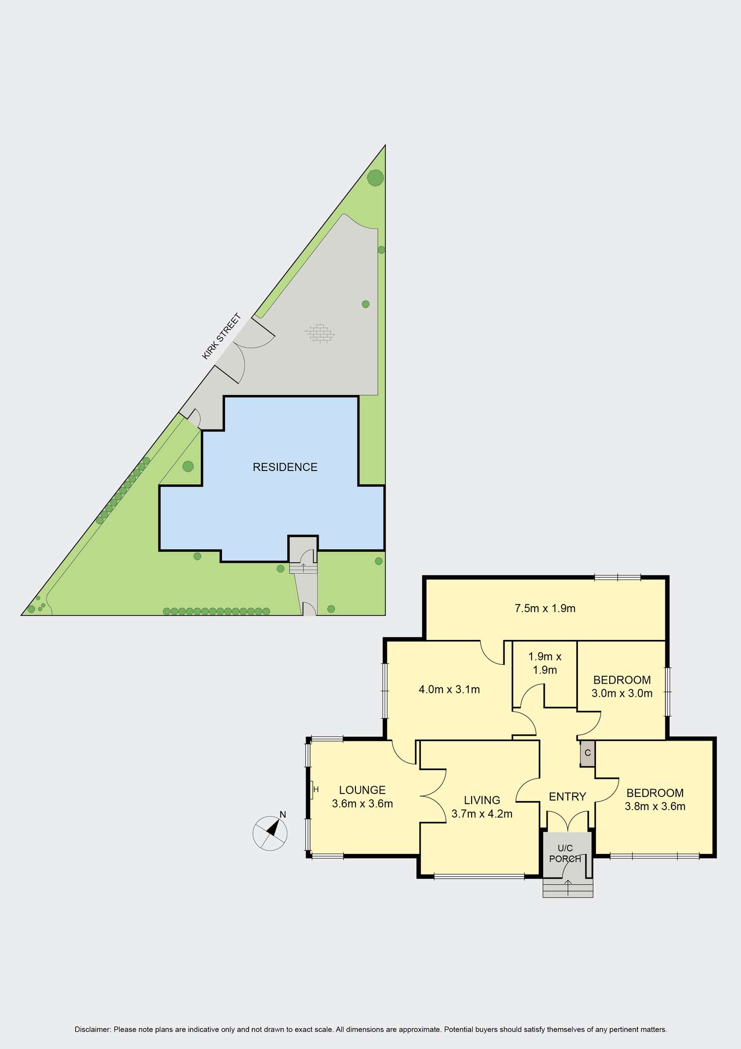 Floorplan of Homely house listing, 44 Charles Street, Ascot Vale VIC 3032